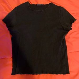 Brandy lettuce edge crop top